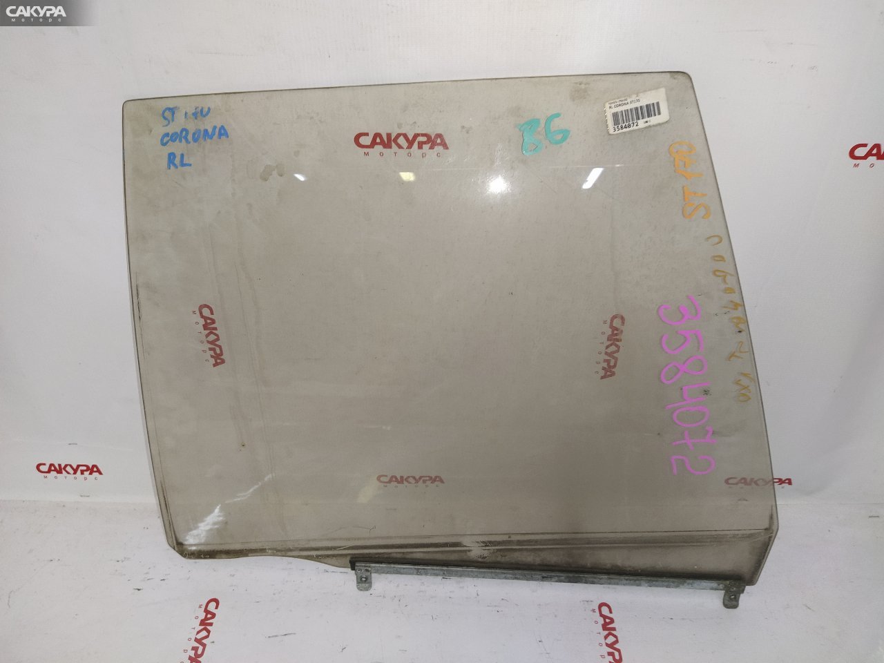 Стекло боковое заднее левое Toyota Corona ST170: купить в Сакура Красноярск.