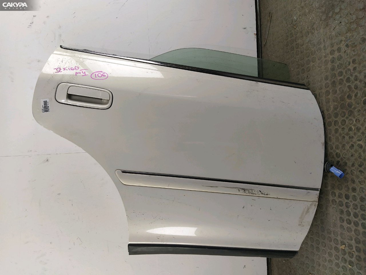 Дверь боковая задняя правая Toyota Mark II JZX100 1JZ-GE: купить в Сакура Красноярск.
