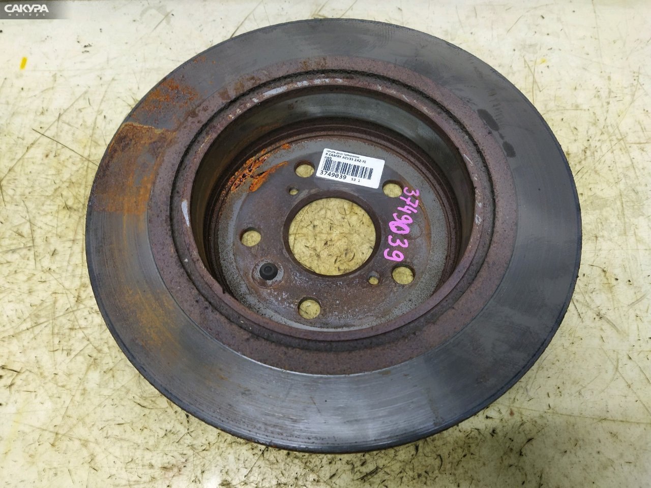 Диск тормозной задний Toyota Camry ACV35 2AZ-FE: купить в Сакура Красноярск.