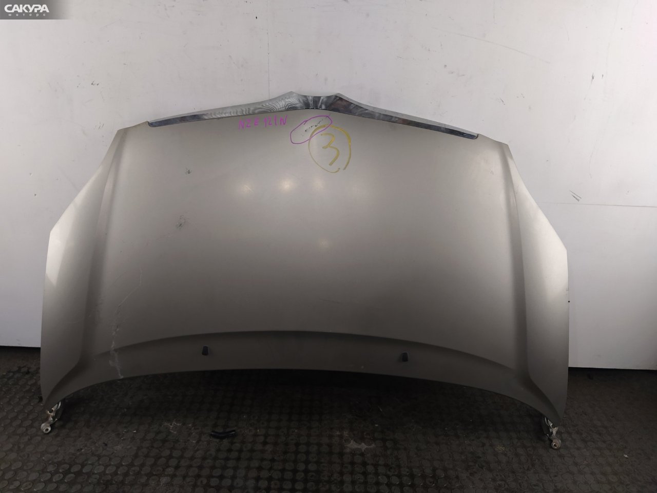 Капот Toyota Corolla Spacio NZE121N 1NZ-FE: купить в Сакура Красноярск.
