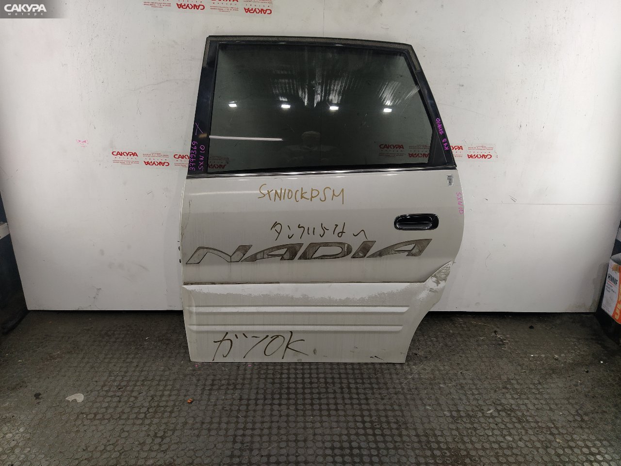 Дверь боковая задняя левая Toyota Nadia SXN10H 3S-FE: купить в Сакура Красноярск.