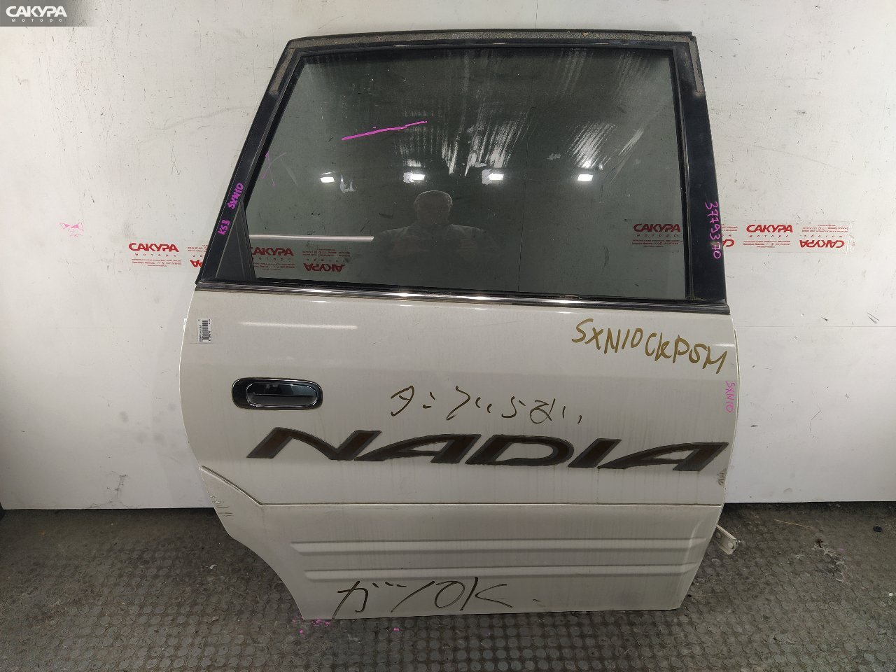 Дверь боковая задняя правая Toyota Nadia SXN10H 3S-FE: купить в Сакура Красноярск.