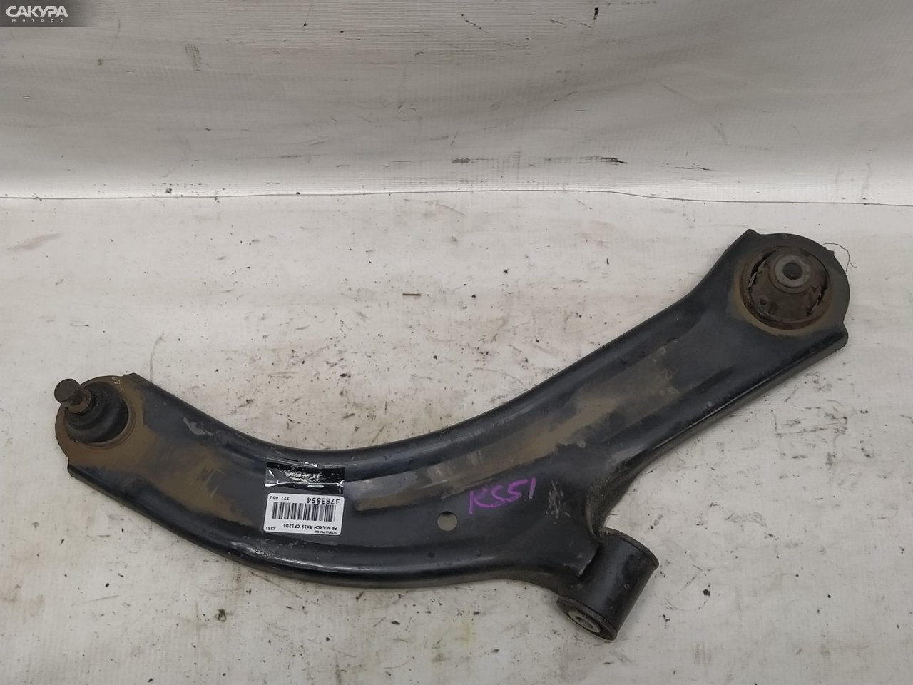 Рычаг подвески передний правый Nissan March AK12 CR12DE: купить в Сакура Красноярск.