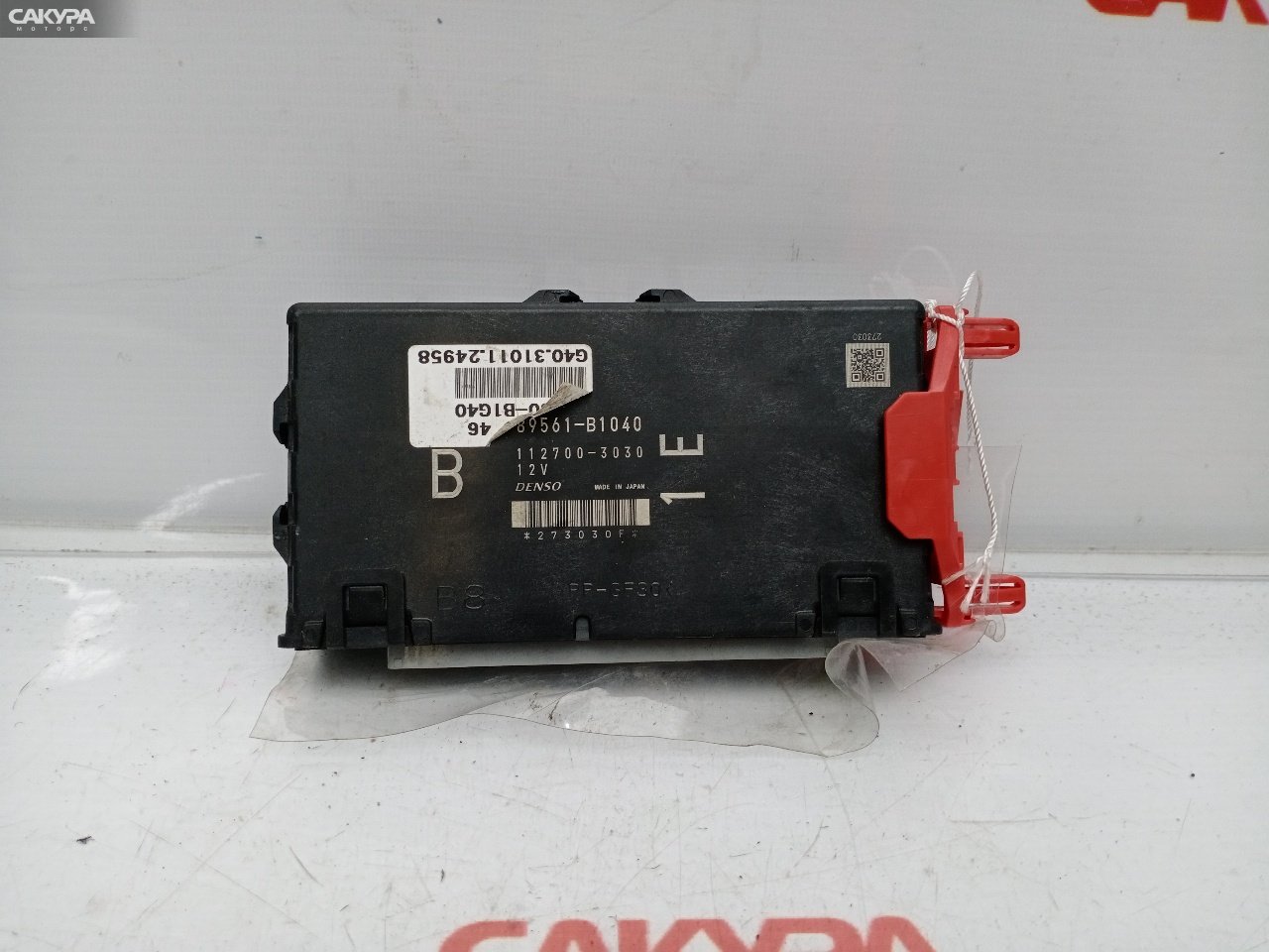 Блок управления ДВС Toyota Passo KGC30 1KR-FE: купить в Сакура Красноярск.