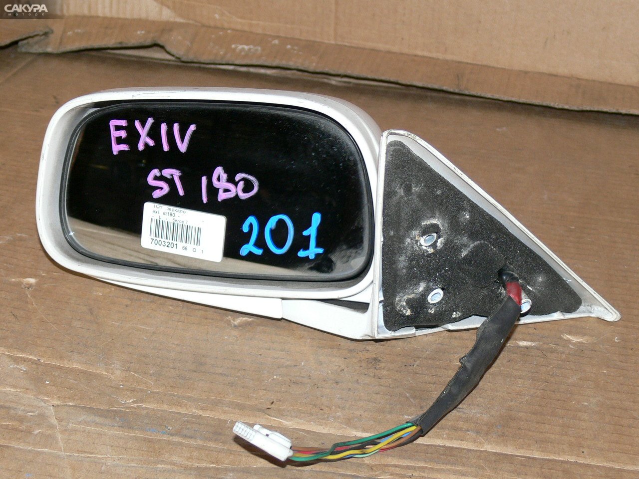 Зеркало боковое левое Toyota Corona Exiv ST180: купить в Сакура Иркутск.