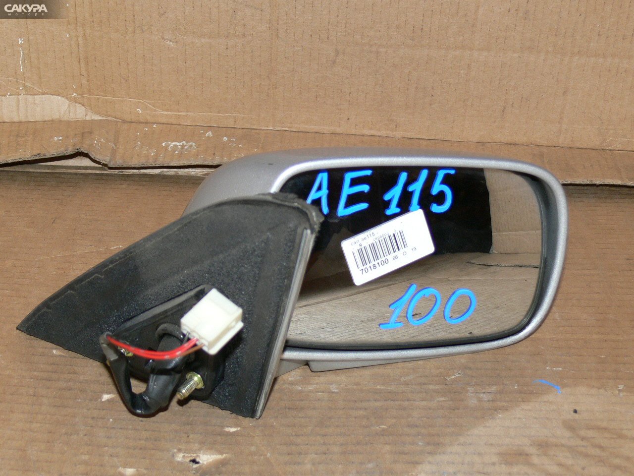 Зеркало боковое правое Toyota Sprinter Carib AE115G: купить в Сакура Иркутск.