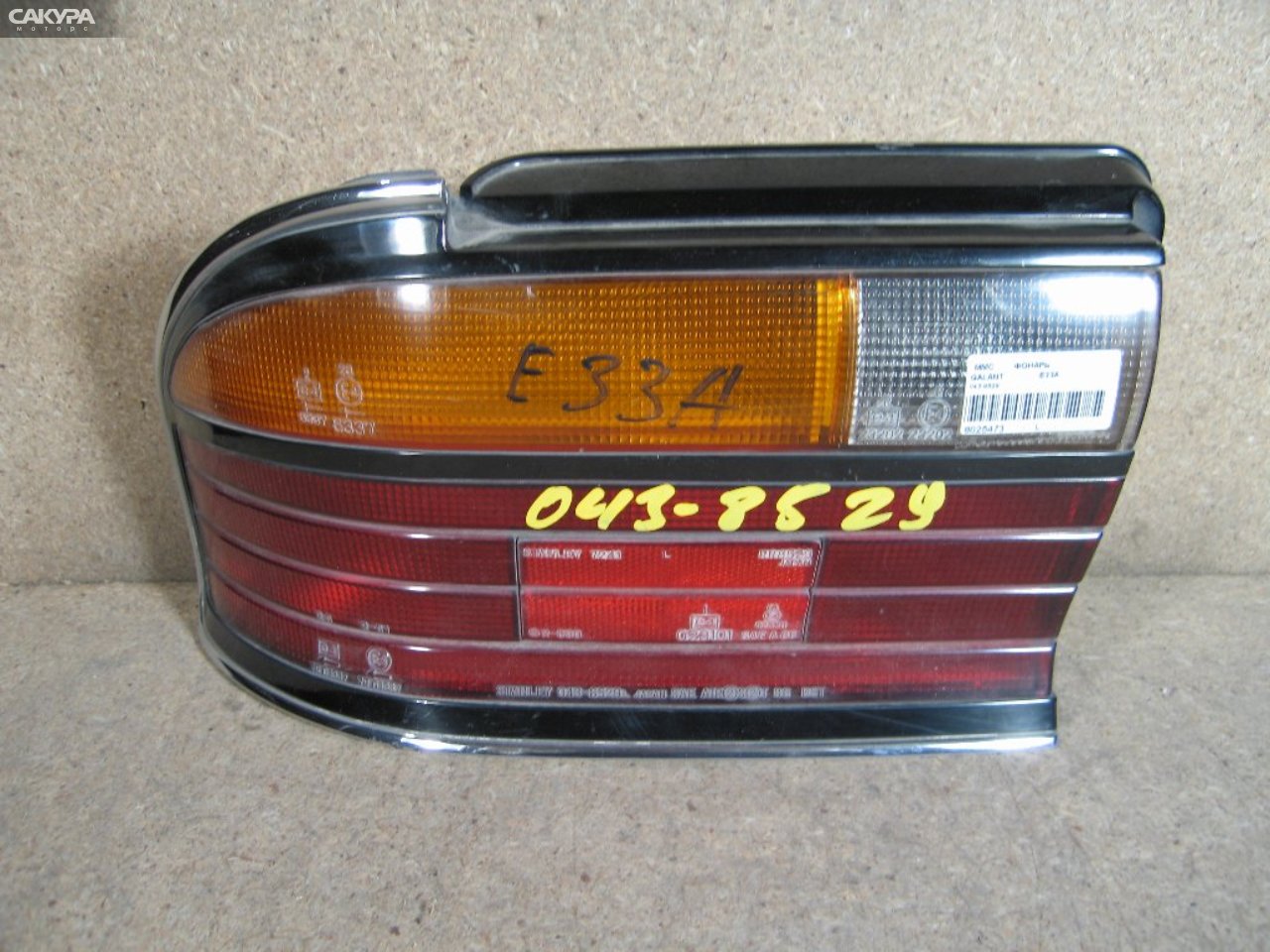 Фонарь стоп-сигнала левый Mitsubishi Galant E33A 043-8529: купить в Сакура Абакан.